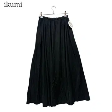 ikumi 롱 스커트 블랙 이쿠미
