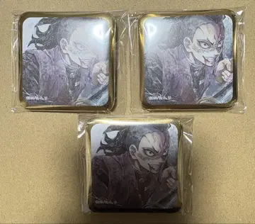 ufotable 다이닝 귀멸의 칼날 캔뱃지 시나즈가와 겐야 3개 세트