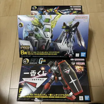RG 1/144 갓 건담 솔리드 클리어 외 2개