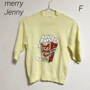 0237 merry jenny 메리제니 얇은 소재 옐로우 컬러 니트 반팔