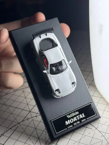 VEILSIDE MORTAL MAZDA RX7 화이트 미니카 1/64