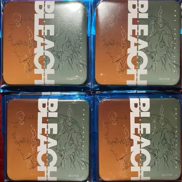BLEACH WORLD 스퀘어 캔뱃지 쿠로사키 이치고 네리엘 4개