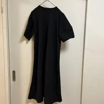 택 포함 새상품! 블랙 반팔 원피스 루즈한 사이즈 XL 다용도 아이템