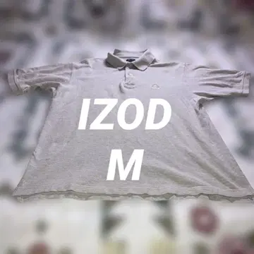 구제 의류 IZOD 피케 셔츠 M