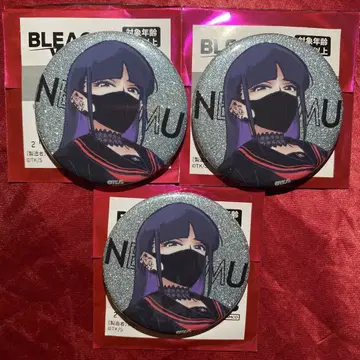 BLEACH WORLD 캔뱃지 네무 3개