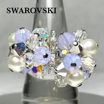 SWAROVSKI 스와로브스키 고져스 스톤 반지 실버