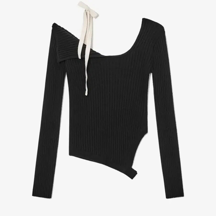○GLOWNY○ISA ASYMMETRICAL KNIT TOP 5色 韓国大人気 (GLOWNY