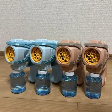 배터리, 샤봉 액 포함 버블 건 4개 세트