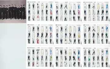 SnowMan THE BEST 2020-2025 의상 컬렉션 카드 세트