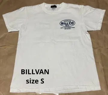 BILLVAN BILLCO OIL 빌반 오일 티셔츠 S 화이트