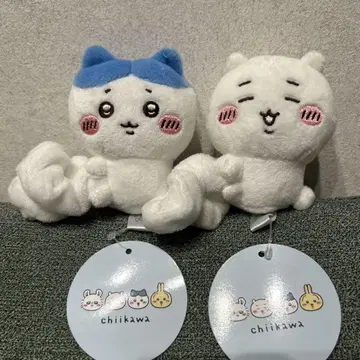 치이카와 봉제 인형 스크런치 2개 세트 치이카와 하치와레