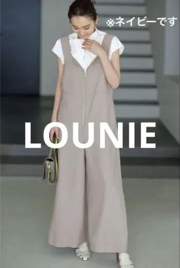 LOUNIE Oggi 루니 오지 콜라보 올인원 네이비 36