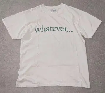 whatever 메시지 티셔츠 90s 빈티지 hanes 바디