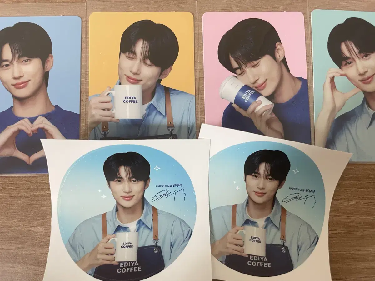 Byeon Wooseok Ediya poca photocard sticker wts