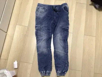 데님 카고 팬츠 워크 팬츠 워크 팬츠