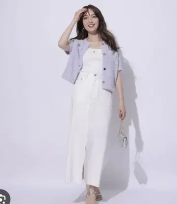 플러피 반팔 가디건