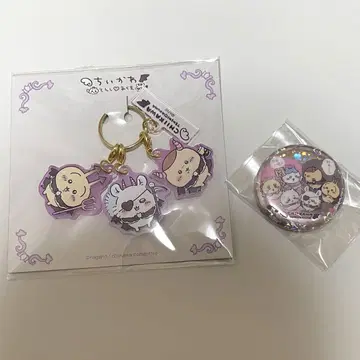 치이카와 (먼작귀) 천사와 악마 키링 캔뱃지