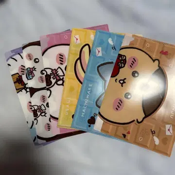 치이카와 (먼작귀) 롯데 클리어 파일 컴플리트