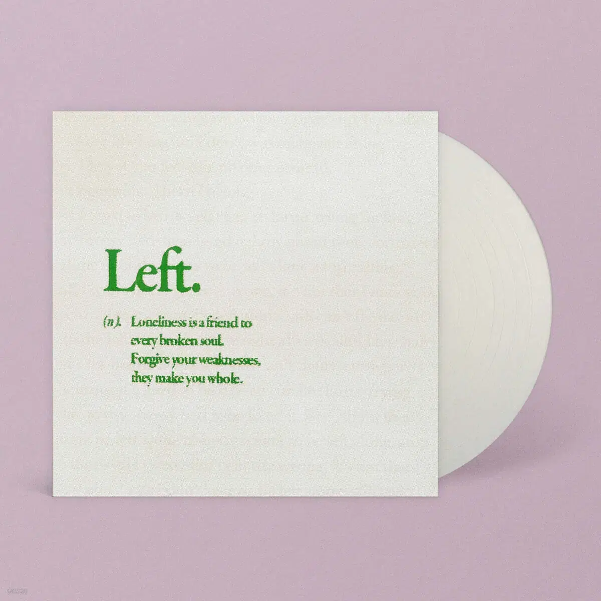 (택포) 핫펠트 (HA:TFELT) - LEFT [화이트 컬러 LP]