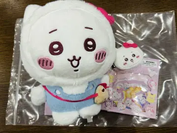 치이카와 (먼작귀) 산리오 헬로키티 헤어 클립 스티커 봉제 인형,