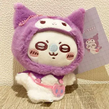 산리오 치이카와 (먼작귀) 모몽가 쿠로미 봉제 인형 마스코트 새상품