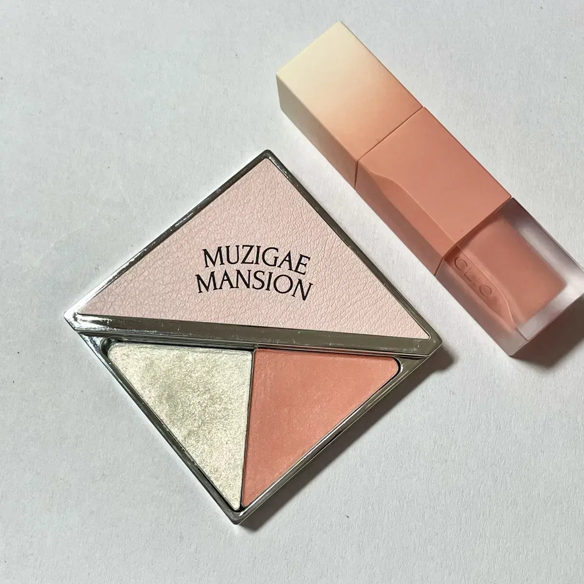 Warm Tone Set) Clio Tint Fresh Apricot + I'M MEME Blusher Highlighter