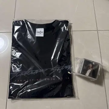 사토 타케루 FANMEETING 2025 티셔츠 큐브