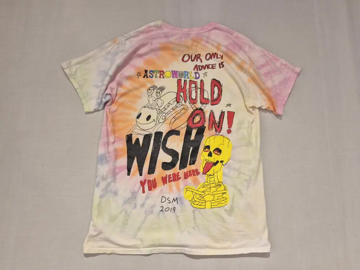 M>Travis Scott Astroworld Tie Dye T-Shirt