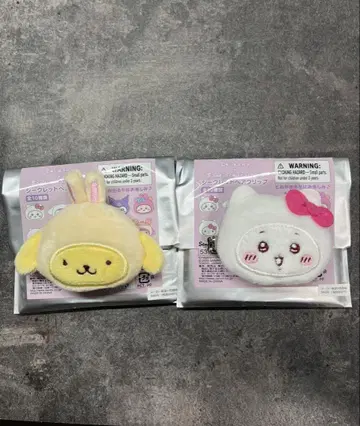 산리오 치이카와 시크릿 헤어 클립 치이카와 키티 폼폼푸딩 토끼