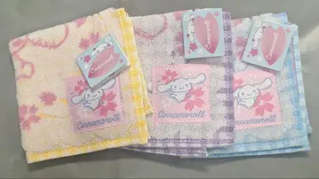시나모롤 사쿠라 타월 손수건 약 22cm
