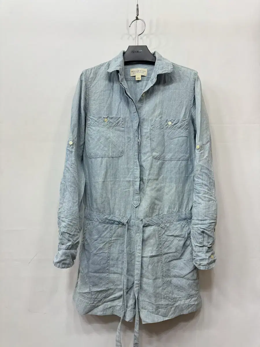 S) Polo Ralph Lauren Linen Jumpsuit