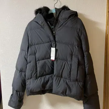URBAN reserch 후드 부착 블랙 다운 자켓