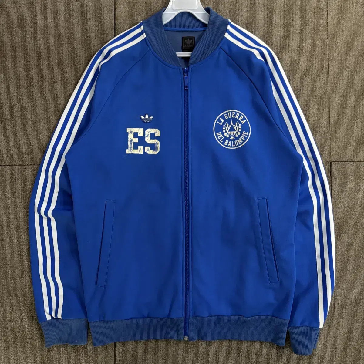 10000 Won Shop Adidas El Salvador Blue Track Top Jersey 110
