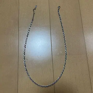 심플한 금속제 체인 목걸이 약 50cm