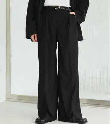 soerte 와이드 스트레이트 팬츠