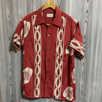 m17 빈티지 일본풍 SUN SURF 오픈 카라 알로하 셔츠