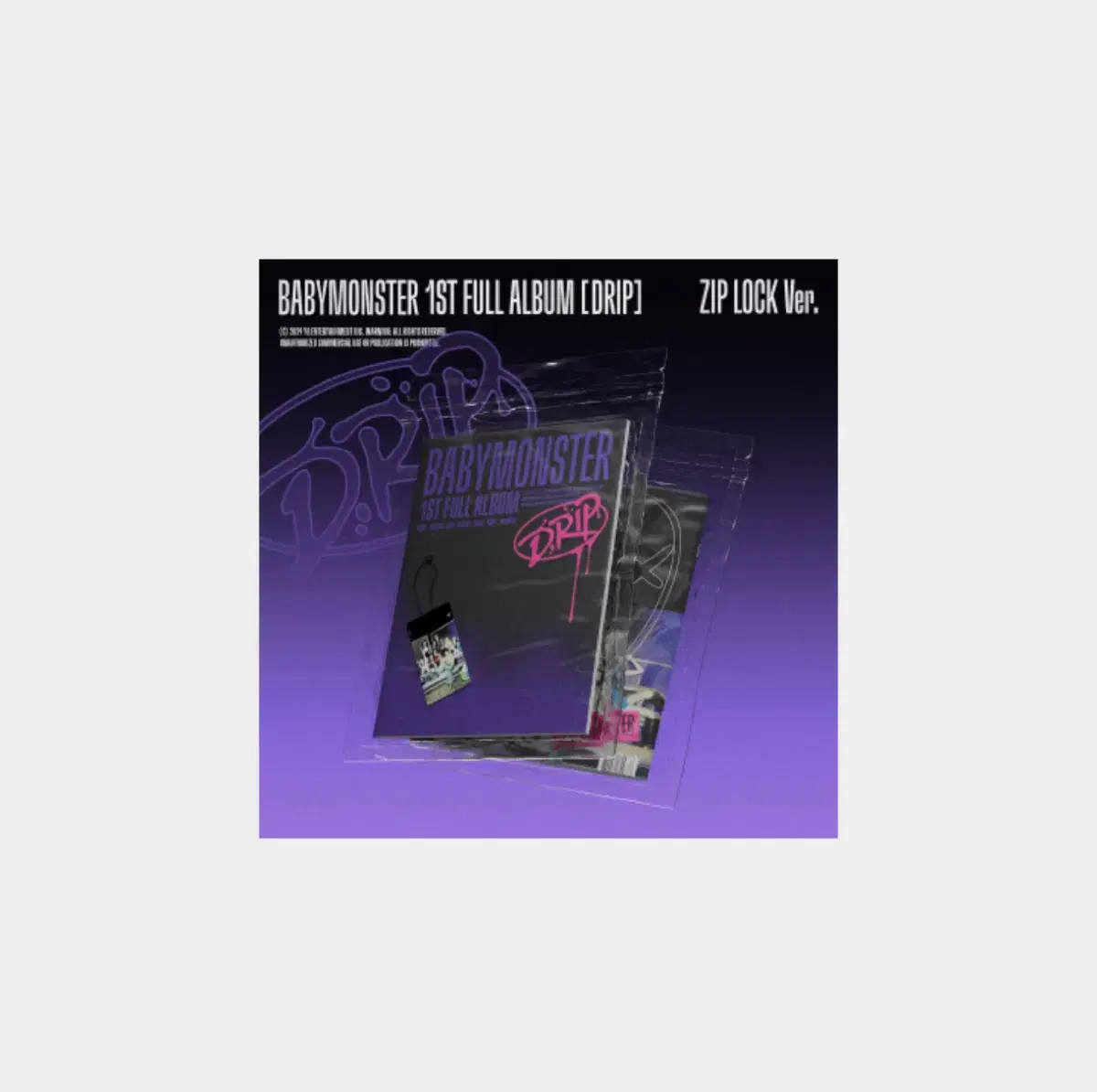 BabyMonster Bemon Drip Ziploc Bag Version Album