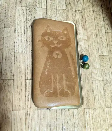 고양이 가마구치 장지갑