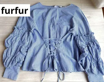 furfur 스트라이프 블라우스