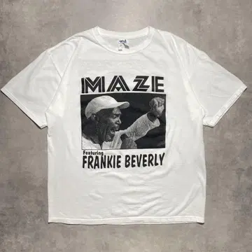 00s MAZE 양면 프린트 티셔츠 XL 사이즈 서울 뮤직 T