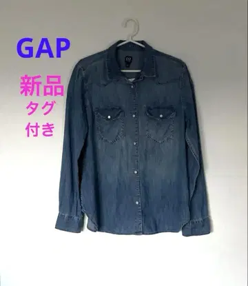 신상품 GAP 여성용 바지 셔츠 여성용 긴팔 셔츠 정가 5900엔