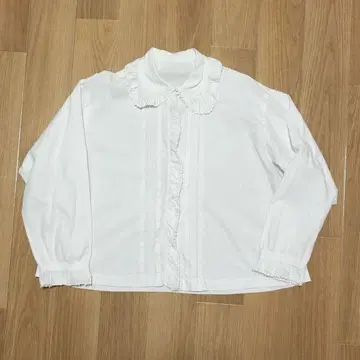 앤티크 블라우스 프릴 자수 빈티지 중고