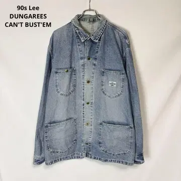 90s Lee CAN'T BUST'EM 데님 커버올 XL 상당