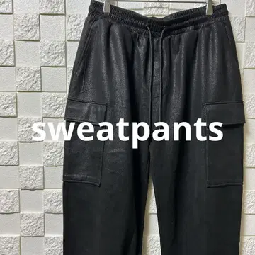 MW 스웨트 팬츠 블랙