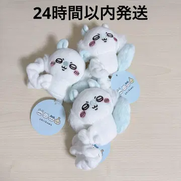 치이카와 봉제 인형 스크런치 모몽가 스크런치 3개