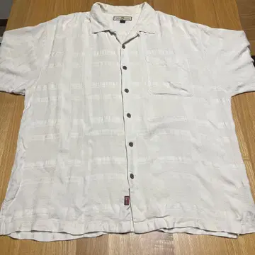 Tommy Bahama 알로하 셔츠 XL 100% 실크