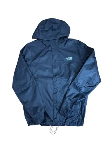 THE NORTH FACE 블랙 나일론 자켓 마운틴 후드티 M