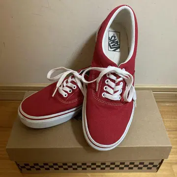 VANS ERA 스니커즈 26cm 레드