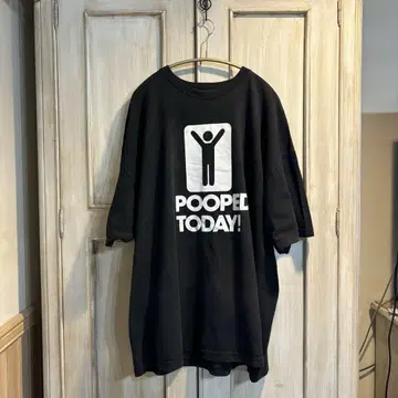 재미있는 티셔츠 "I POOPED TODAY!" 메시지 t