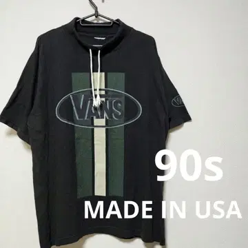 VANS 반스 USA제 90S 하이넥 티셔츠 빈티지